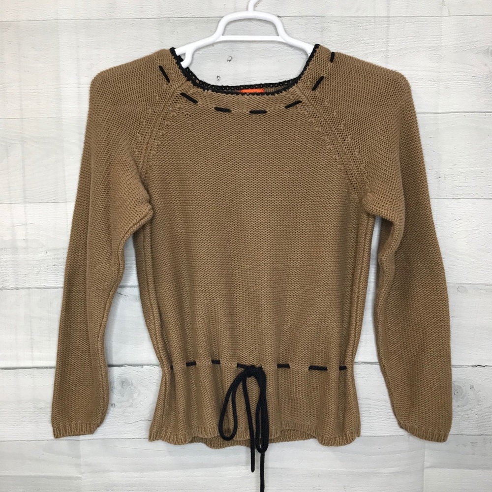 Hearts Of Palm Knit Brown Sweater Women’s SZ M
